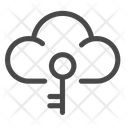 Secure cloud Icon