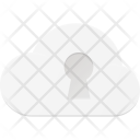 Secure Cloud Lock Icon