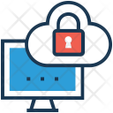 Secure cloud Icon