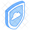 Private Cloud Secure Cloud Cloud Protection Icon