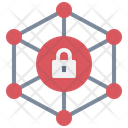 Secure Connection Blockchain Privacy Icon