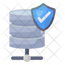 Secure Database Network Database Protected Database Icon