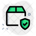 Secure Delivery Delivery Protection Box Shield Icon