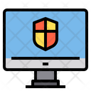 Protection Defence Cloud Data Lock Cloud Secure Cloud Icon