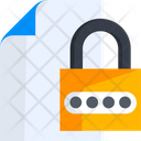 Secure Document Secure Paper Secure File Icon
