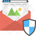Shield Lock Mail Icon