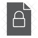 Locked File Lock Icon