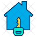 Ket House Secure House Home Key Icon