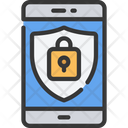 Secure Mobile Device Icon