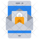 Secure Mobile Emails Icon