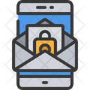 Secure Mobile Emails Icon