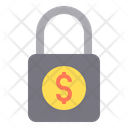 Lock Money Secure Money Money Safety Icon