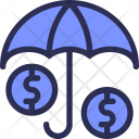 Umbrella Save Secure Icon