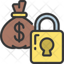 Secure Money Money Lock Secure Icon