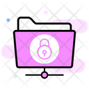 Secure network folder Icon