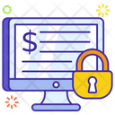 Secure Online Transaction Financial Safety Business Safety Icon