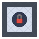 Secure Product Box Lock Icon