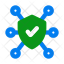 Secure Server Network Shield Icon