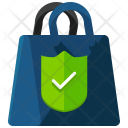 Secure Shopping Bag Icon