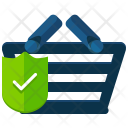 Secure Shopping Basket Icon