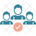 Secure team check  Icon
