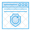 Webpage Shield Security Icon