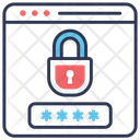 Webpage Lock Password Icon