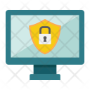 Security Computer Padlock Icon