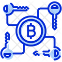 Security Cryptocurrency Transaction Keys Security Icon