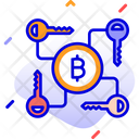 Security Cryptocurrency Transaction Keys Security Icon