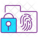 Security Of Biometric Data Icon