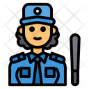 Security Woman Avatar Occupation Icon