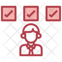 Selected Employee Selected Worker Checklist Icon
