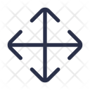 Arrow Cross Interface Icon