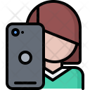 Selfie Phone Photo Icon