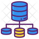 Semi Structured Data Icon - Download in Colored Outline Style