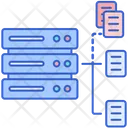 Semi Structured Data Icon - Download in Colored Outline Style