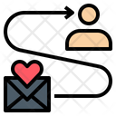 Send Love Mail Icon