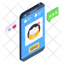 Send Mail Mobile Mail Mobile Message Icon