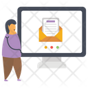 Sending Mail Icon