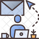 Sending Mail Icon