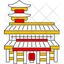 Senso Ji Temple Japan Tokyo Icon