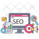 Seo Search Engine Optimization Digital Marketing Icon