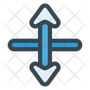 Separate Paths Arrow Icon