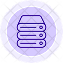 Server Color Circle Icon Icon
