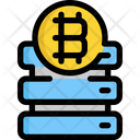 Server Bitcoin Cryptocurrency Icon