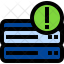 Server Alert Server Warning Server Error Icon