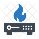 Server Database Fire Icon