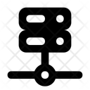 Server Connection Data Storage Server Icon