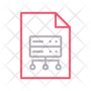 Server File Database Icon